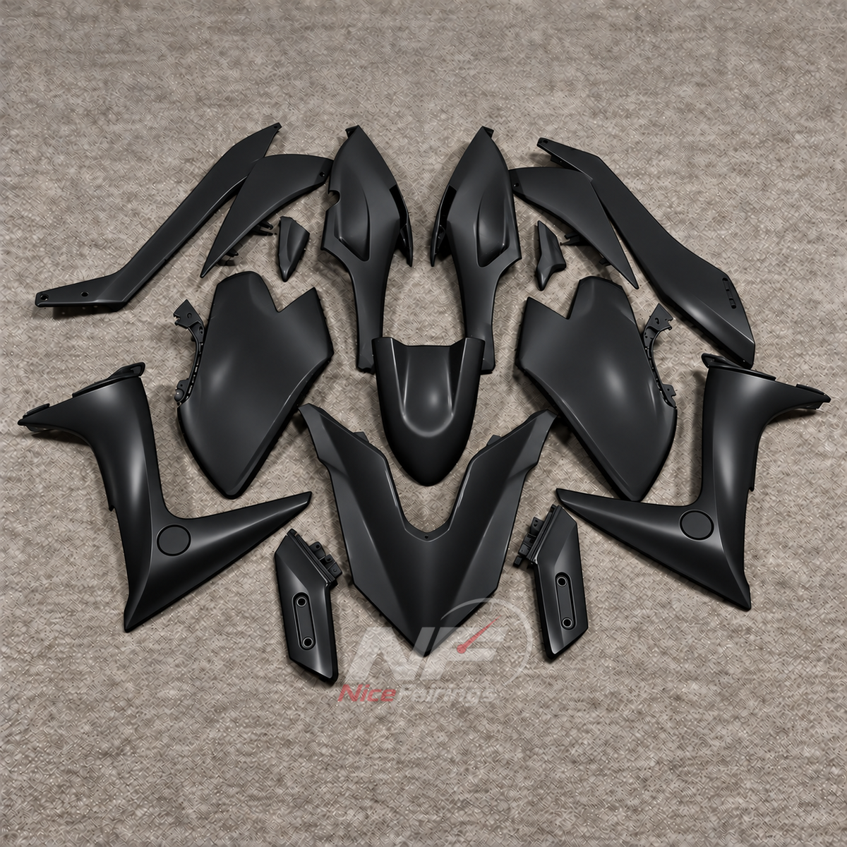 Motorcycle Fairing Kit Fits 2020-2021 YAMAHA TMAX560 - Black ABS Bodywork | NiceFairings - main product image