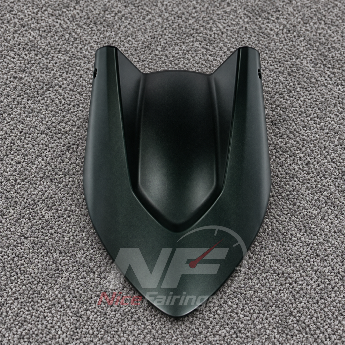 Aftermarket Fairing Kit Fits 2022-2024 YAMAHA TMAX560 - Scooter ABS Bodywork - Forest Green Black | NiceFairings - rear angle image