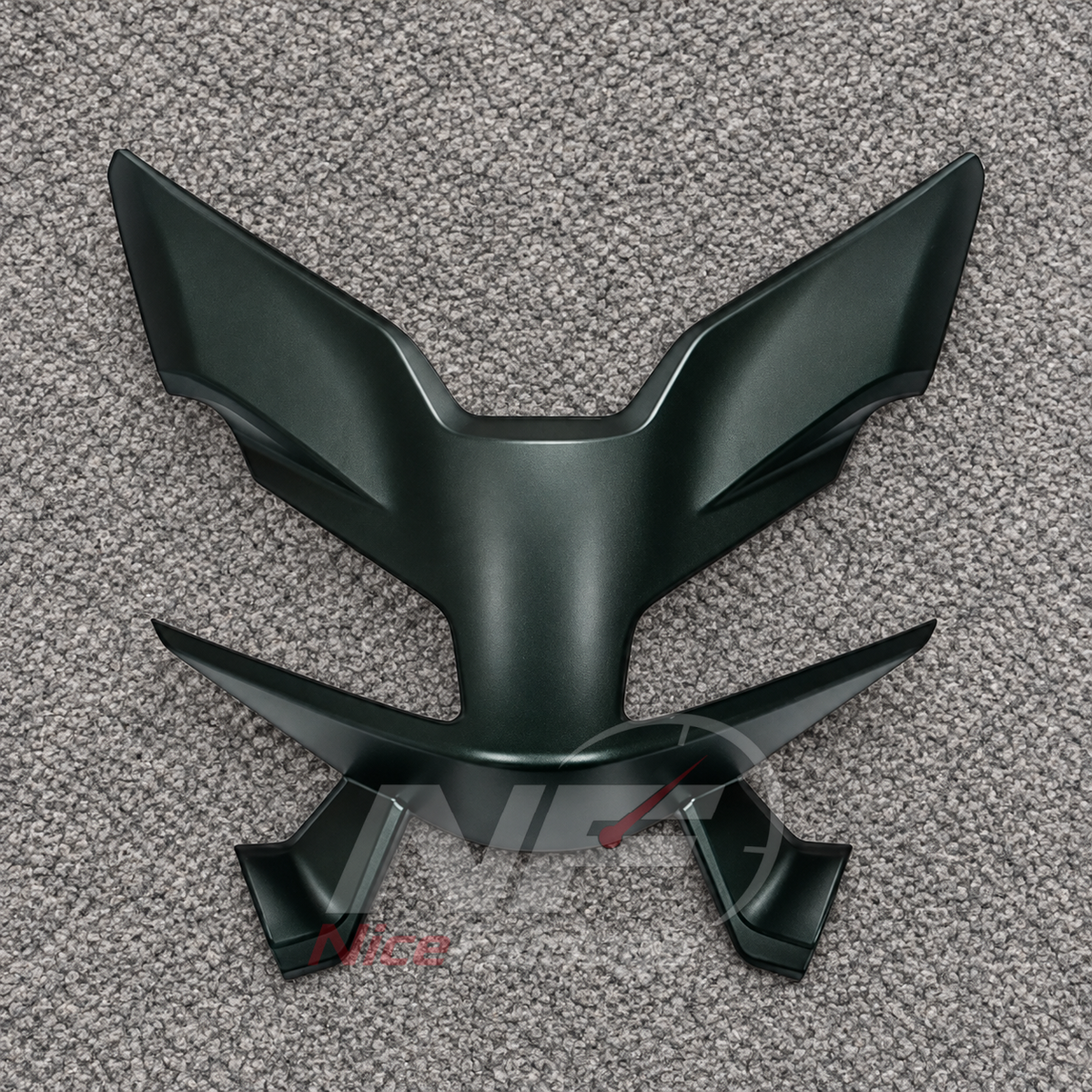 Aftermarket Fairing Kit Fits 2022-2024 YAMAHA TMAX560 - Scooter ABS Bodywork - Forest Green Black | NiceFairings - detail angle image