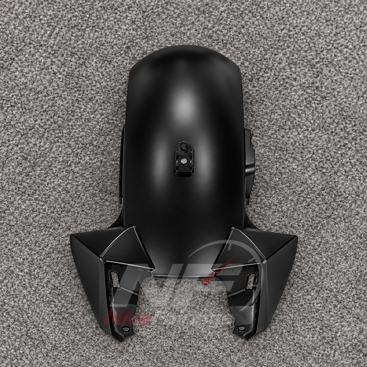 ABS Plastic Fairing Kit Fits 2022-2024 YAMAHA TMAX560 - Scooter ABS Bodywork - Red Black Gray | NiceFairings - detail angle image