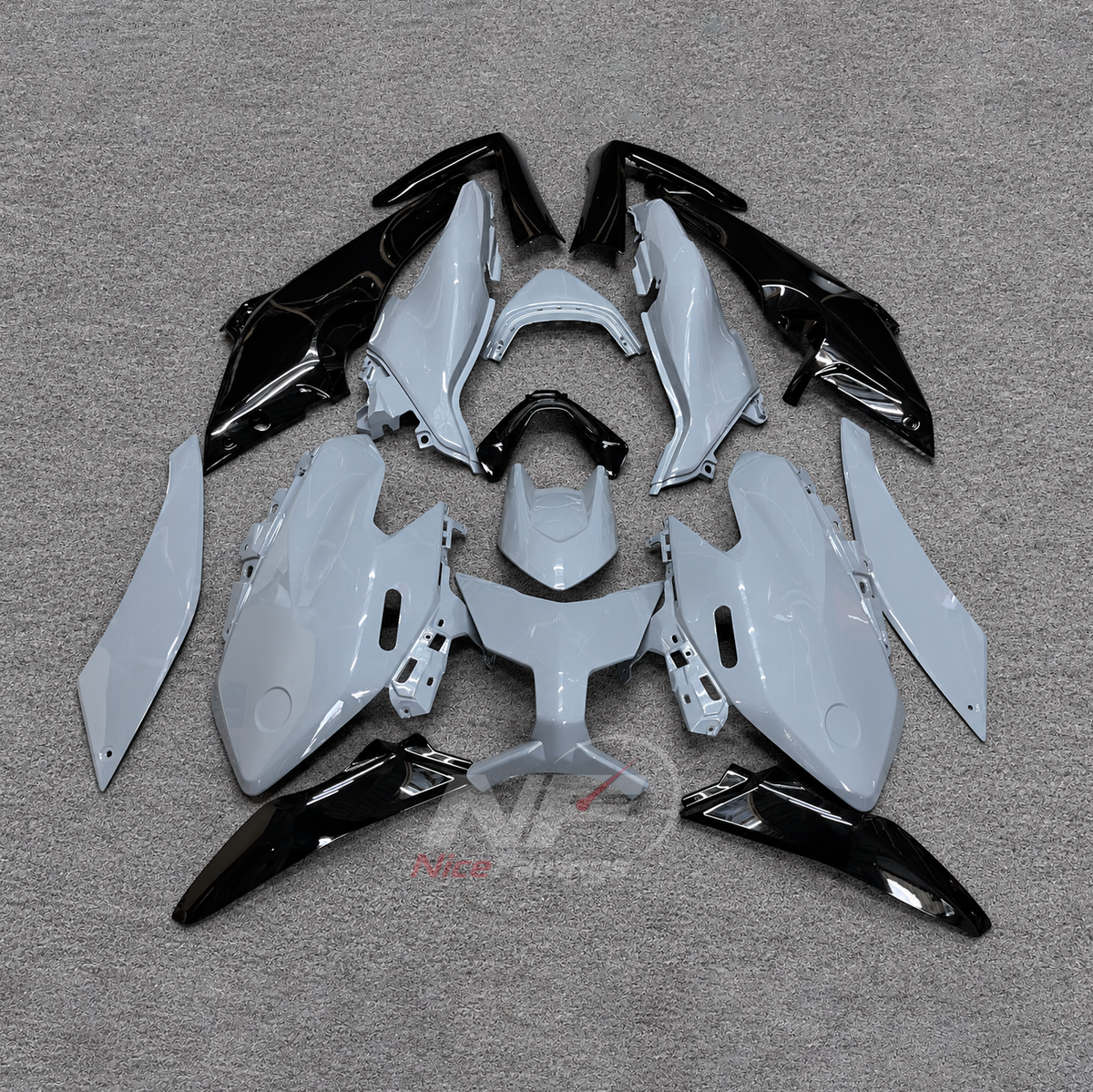 2025-2026 Yamaha TMAX560 ABS fairing kit - Pale Blue Gray Bodywork - NO.2 option
