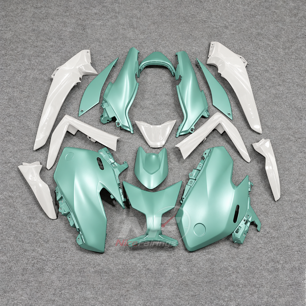 2025-2026 Yamaha TMAX560 ABS fairing kit - Mint White ABS Panels - NO.5 option