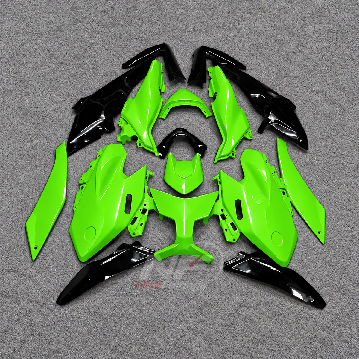 2025-2026 Yamaha TMAX560 ABS fairing kit - Bright Green ABS Panels - NO.3 option