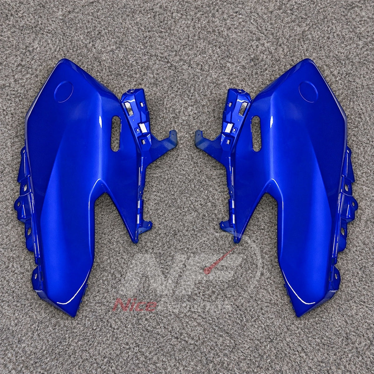 2025-2026 Yamaha TMAX560 ABS fairing kit - Blue Black ABS Fairings - view 4