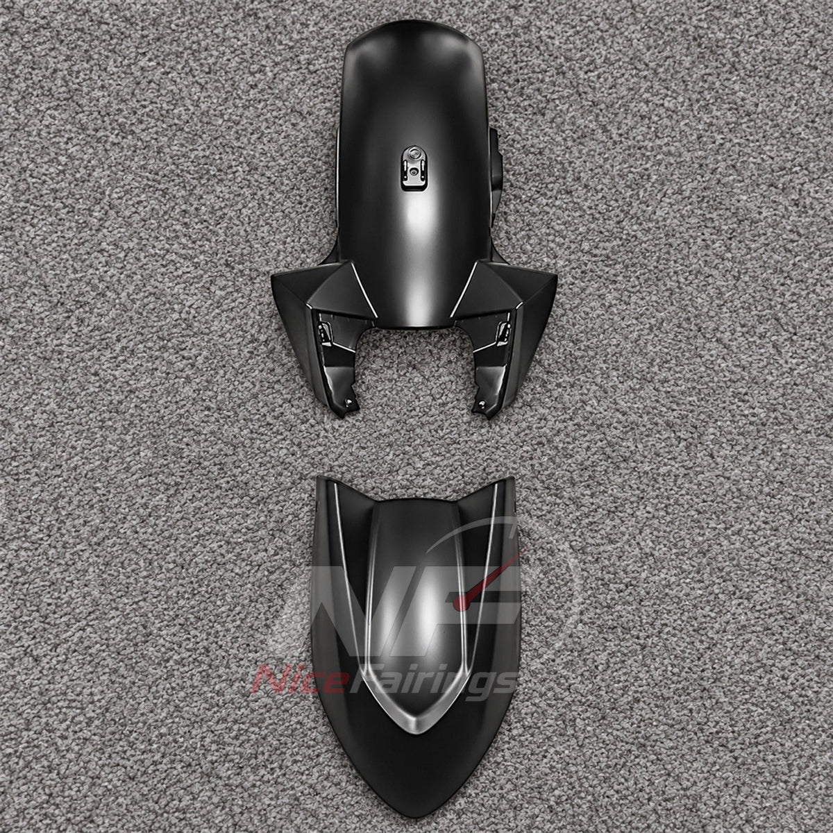 2025-2026 Yamaha TMAX560 ABS fairing kit - Dark Gray Black Fairings - view 5