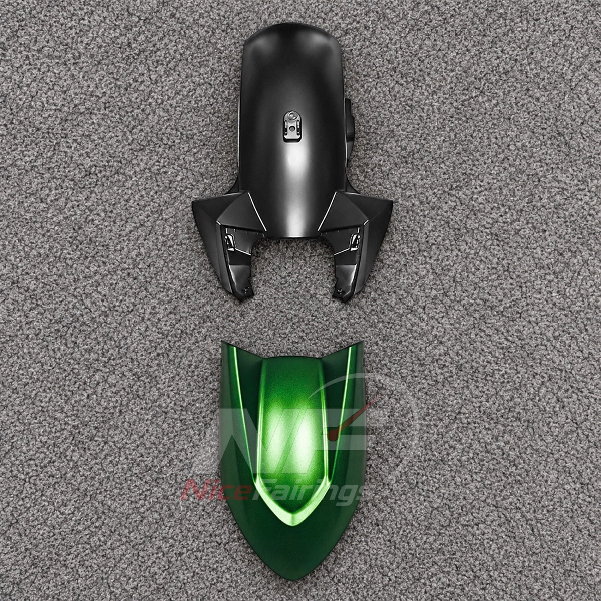 2025-2026 Yamaha TMAX560 ABS fairing kit - Green Black ABS Bodywork - view 5