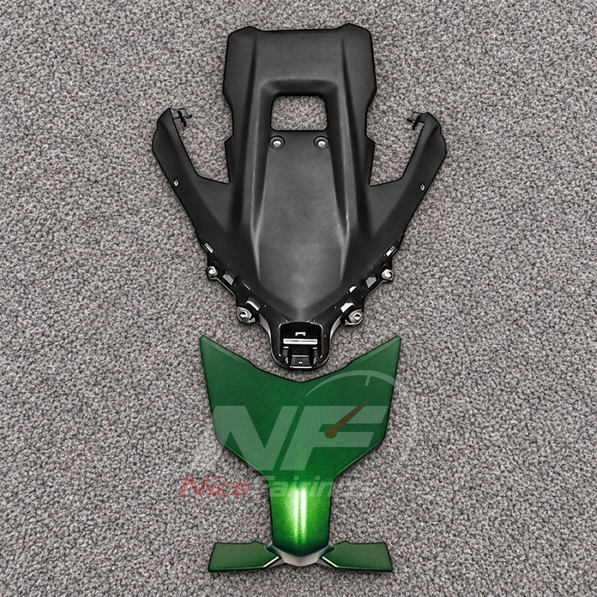 2025-2026 Yamaha TMAX560 ABS fairing kit - Green Black ABS Bodywork - view 6