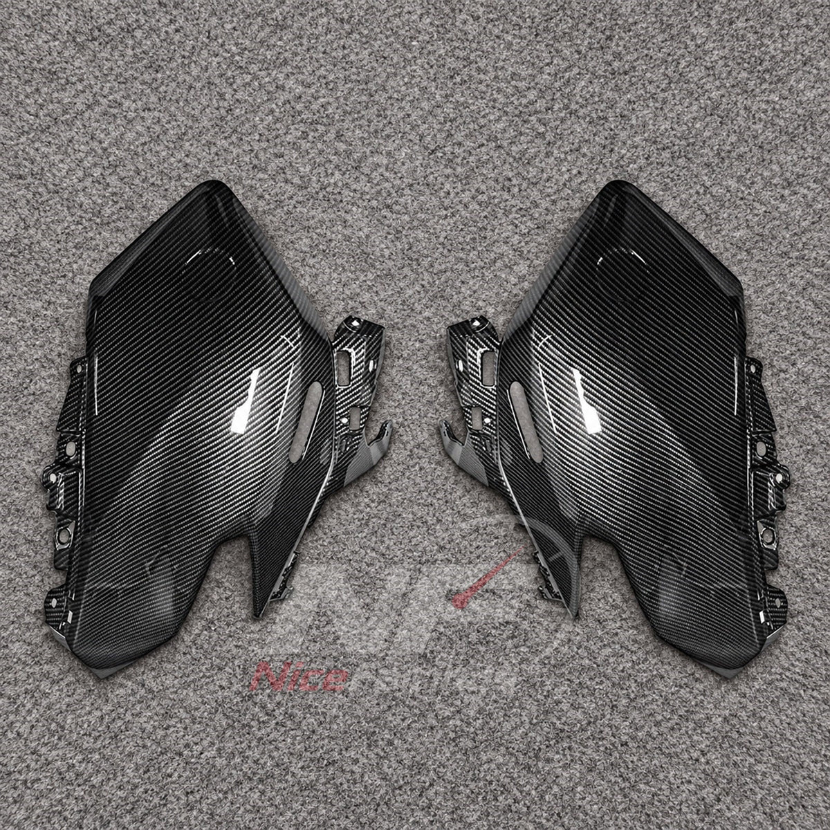 2025-2026 Yamaha TMAX560 ABS fairing kit - Allover Carbon Fiber Look Fairings - view 4