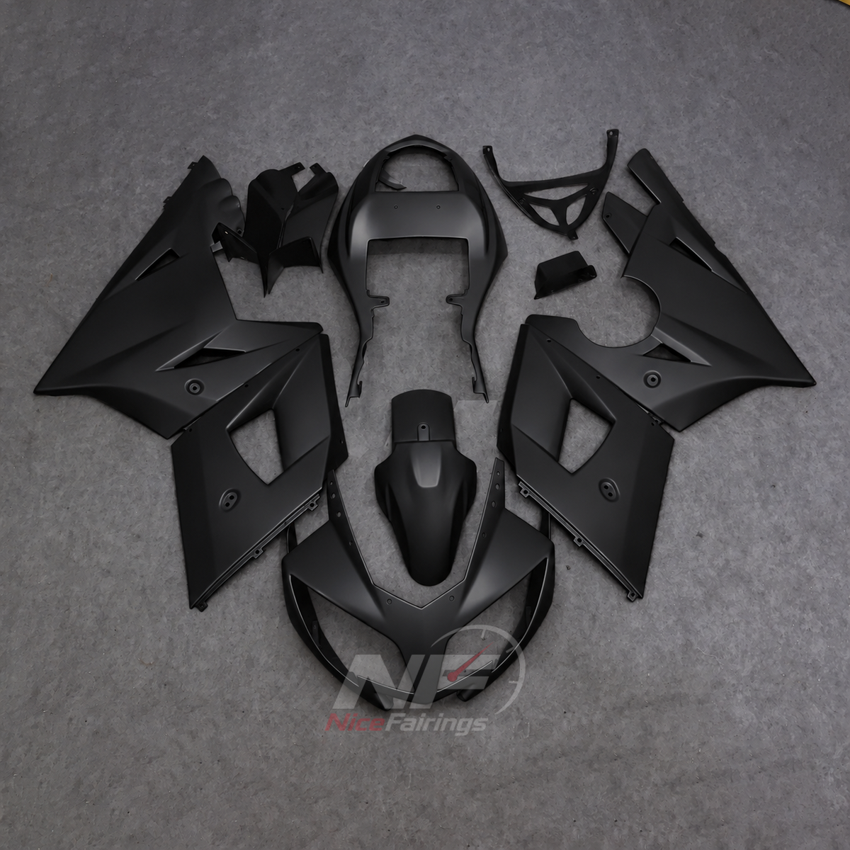 Sportbike Fairing Kit Fits 2003-2005 TRIUMPH Daytona 600/650 - Handmade ABS Bodywork - Red | NiceFairings - paint design NO.4 option image