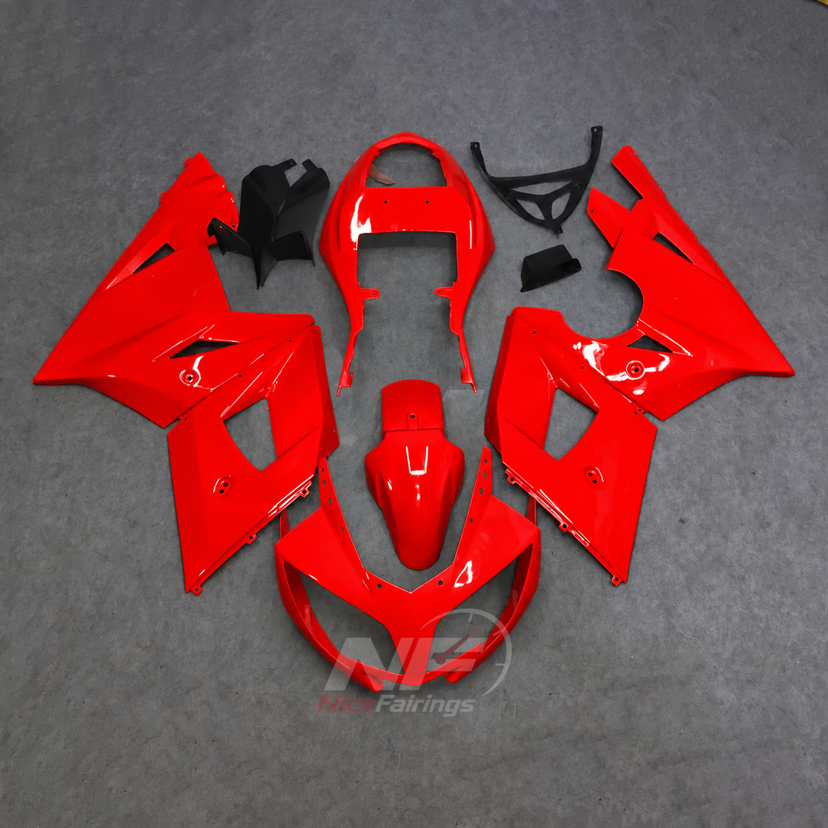 Fairing Kit Fits 2003-2005 TRIUMPH Daytona 600/650 - Handmade ABS Bodywork - Yellow | NiceFairings - paint design NO.9 option image