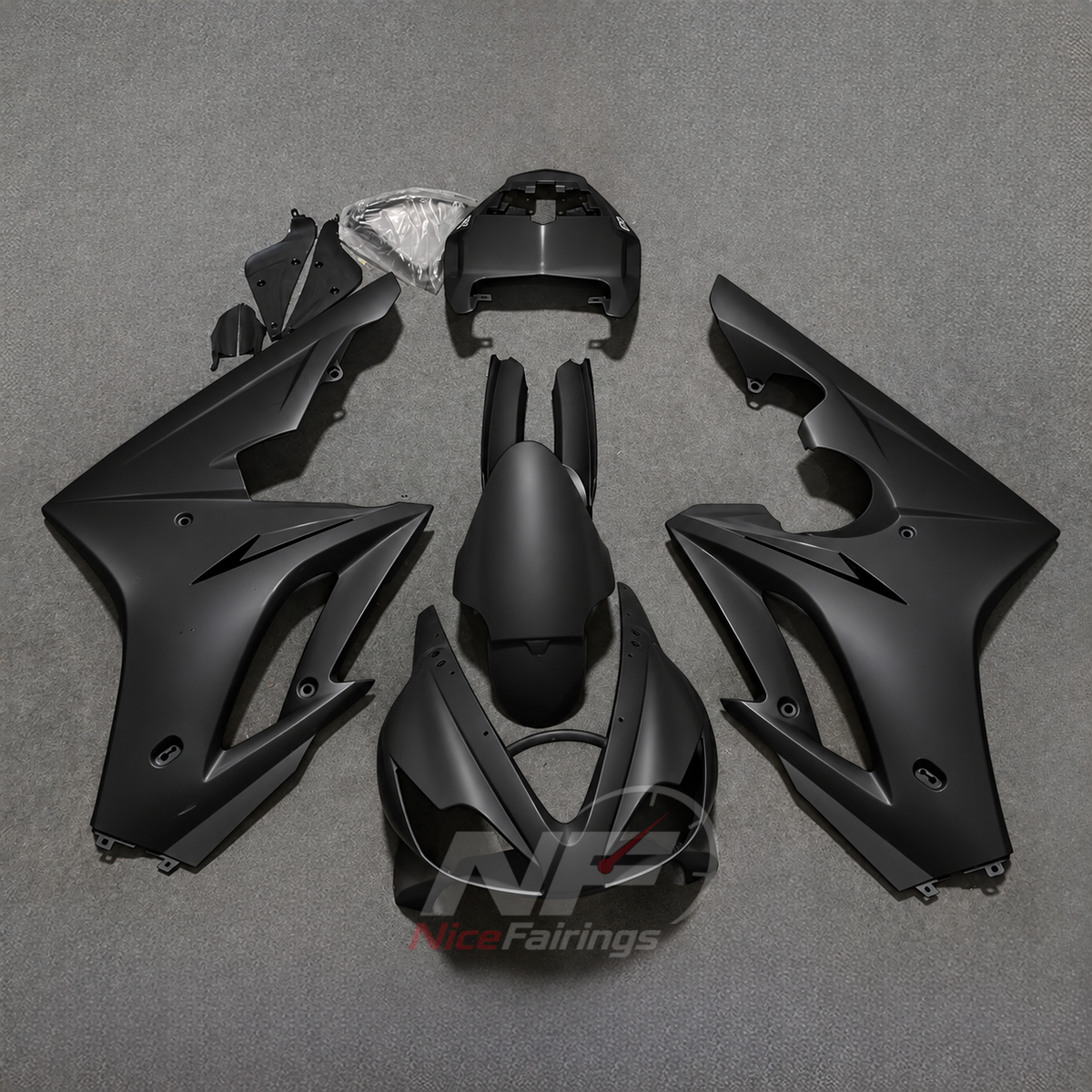Fairing Kit Fits 2006-2008 TRIUMPH Daytona 675 - ABS Plastic Bodywork - Red | NiceFairings - paint design NO.5 option image