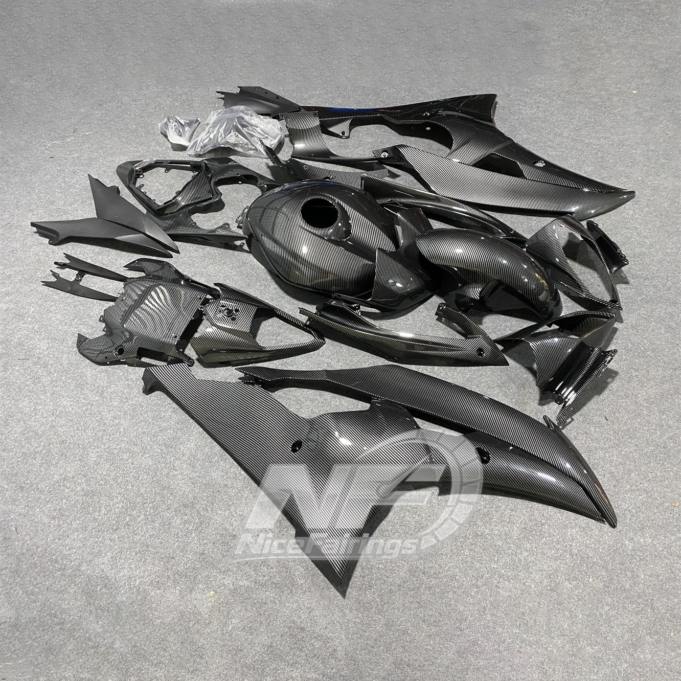 For YAMAHA YZF-R6 2008-2016 Carbon Fiber Motorcycle Fairings Complete Aftermarket Cowling Kit | NiceFairings