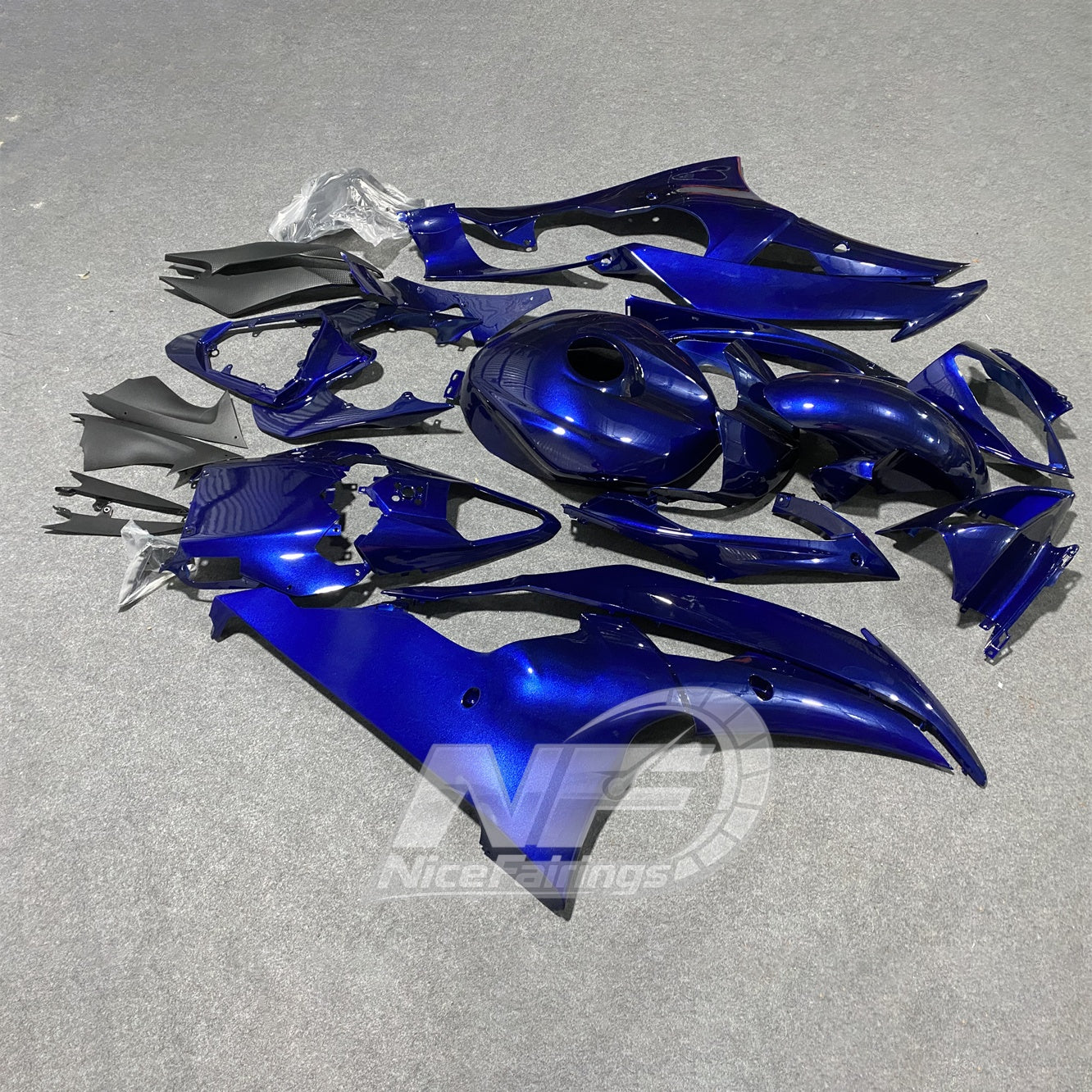 Yamaha YZF-R6 2008 2009 2010-2016 motorcycle fairings kit installed style reference