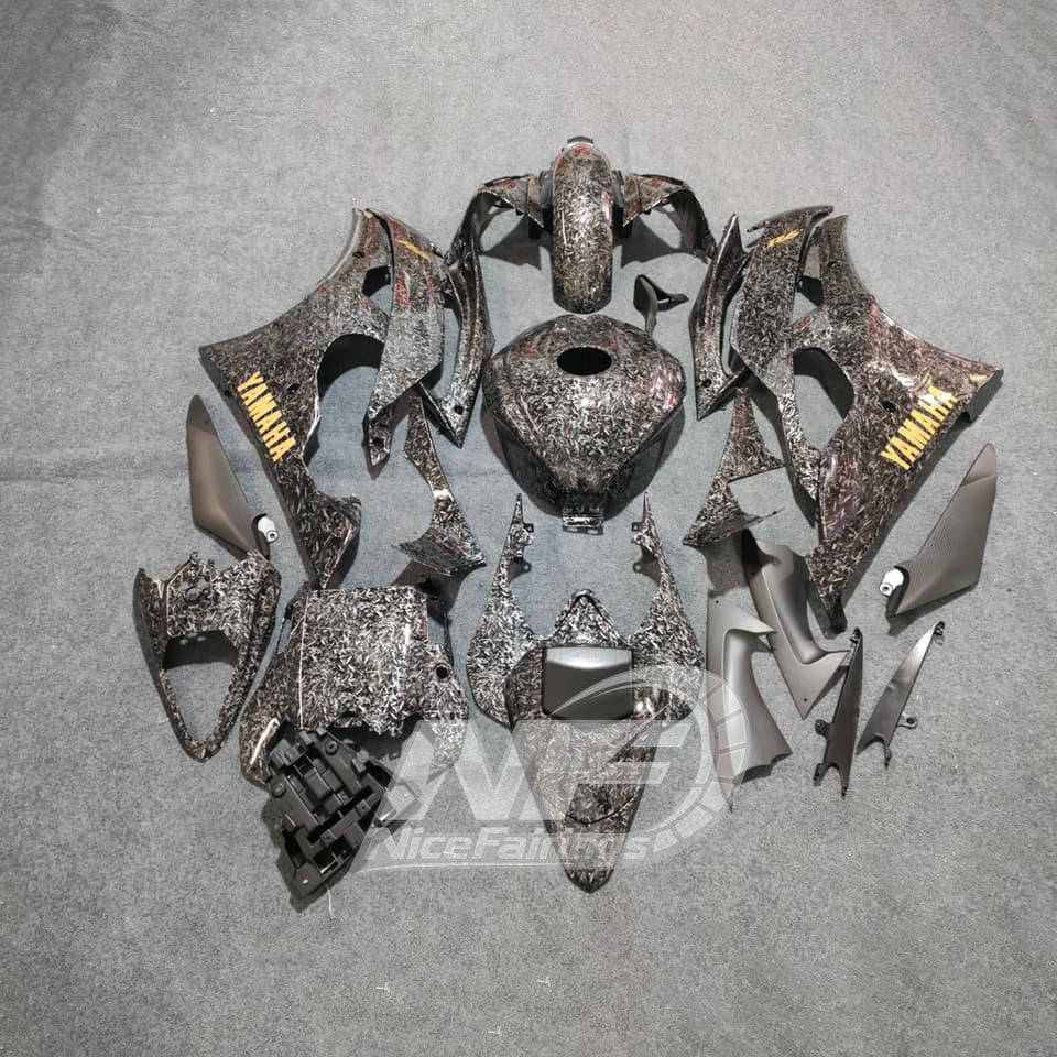 For YAMAHA YZF-R6 2008-2016 Carbon Fiber Pattern Motorcycle Fairing Kit ABS Plastic Bodywork | NiceFairings