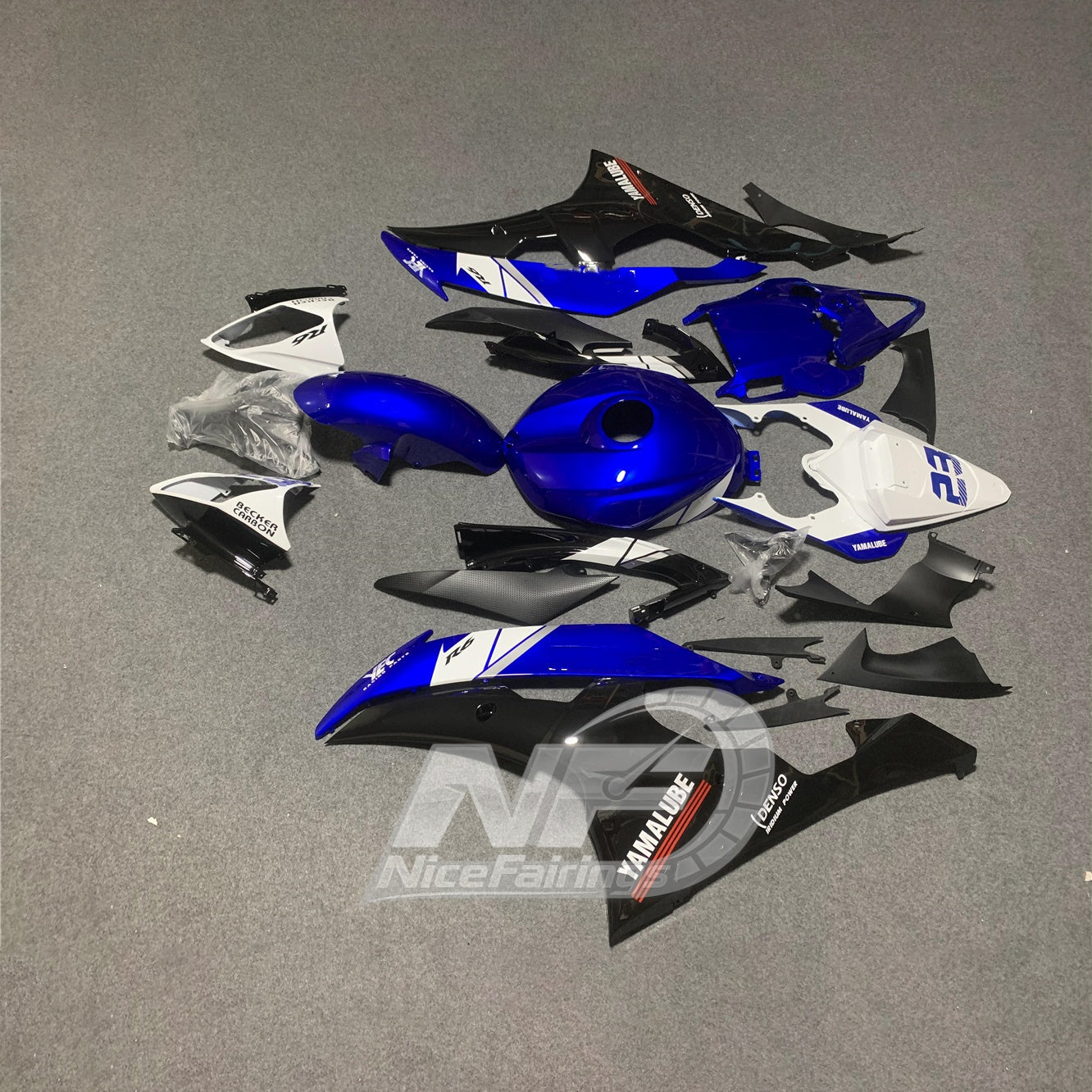 Yamaha YZF R6 2008-2016 fairing kit bodywork detail view