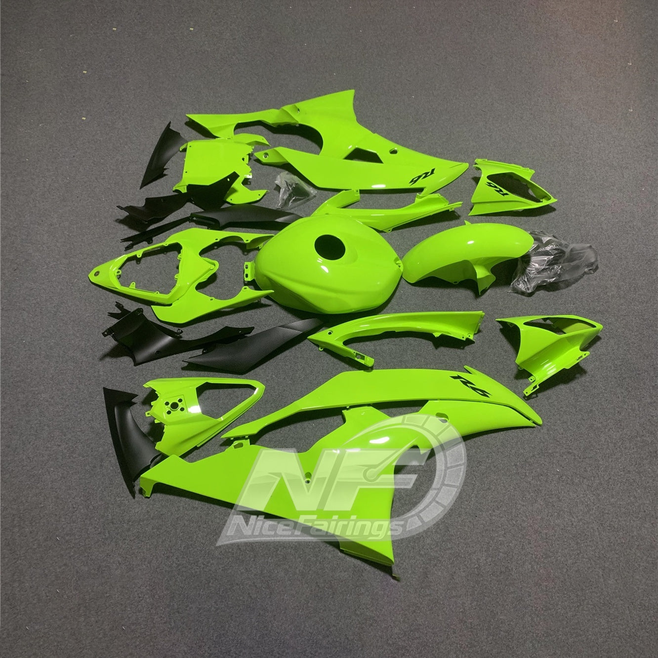Yamaha YZF-R6 2008-2016 motorcycle fairing kit angle view