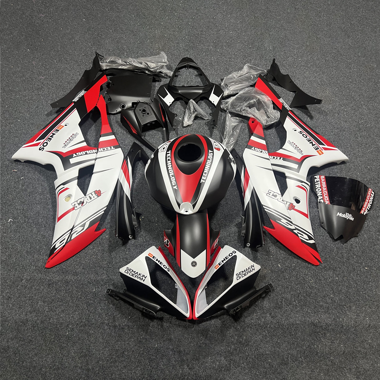 YAMAHA YZF-R6 2008-2016 Motorcycle Bodyframe Fairing Kit Complete Set
