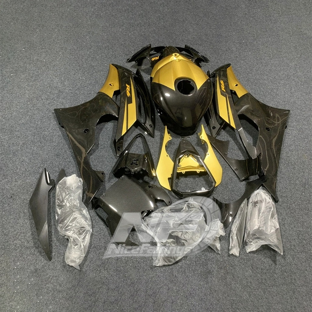 ABS Fairing Kit For YAMAHA YZF-R6 2008-2016 Injection Mold Carbon Fiber Aftermarket Parts