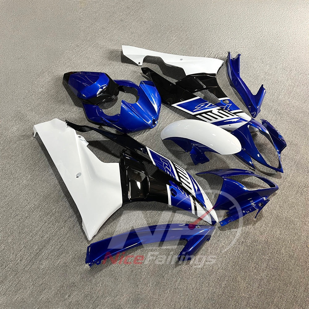 Replacement ABS Injection Fairing Kit Fits 2006-2007 YAMAHA YZF-R6 RJ11 | NiceFairings - front angle image