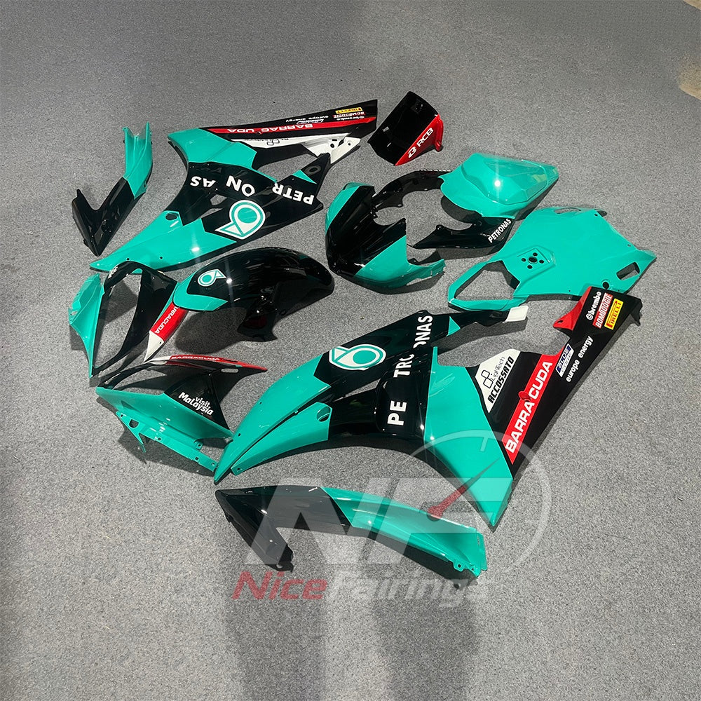 Replacement ABS Plastic Fairing Kit Fits YAMAHA YZF-R6 RJ11 2006-2007 | NiceFairings - side angle image