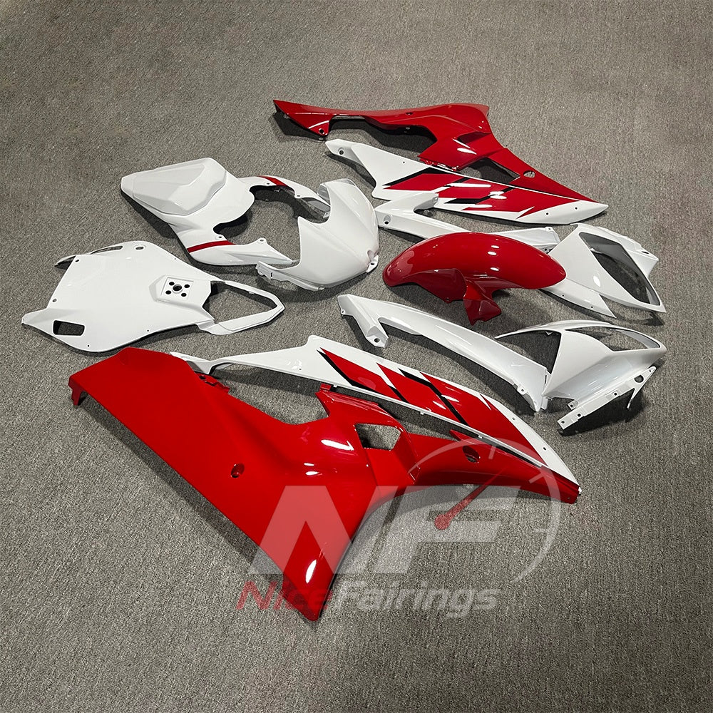 Aftermarket Injection-Molded Bodywork Set Fits 2006-2007 YAMAHA YZF-R6 RJ11 | NiceFairings - side angle image