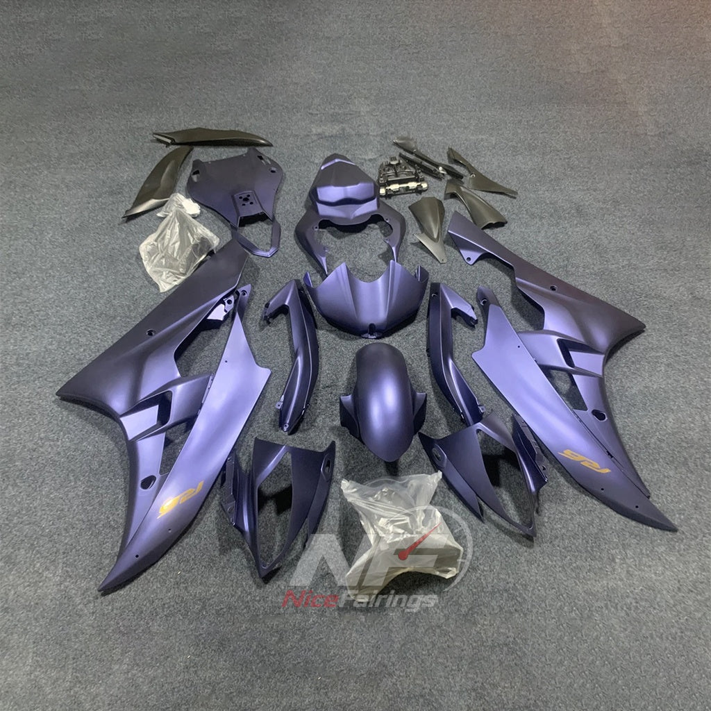Replacement Red Injection-Molded Fairing Set Fits YAMAHA YZF-R6 RJ11 2006-2007 | NiceFairings - paint design NO.3 option image