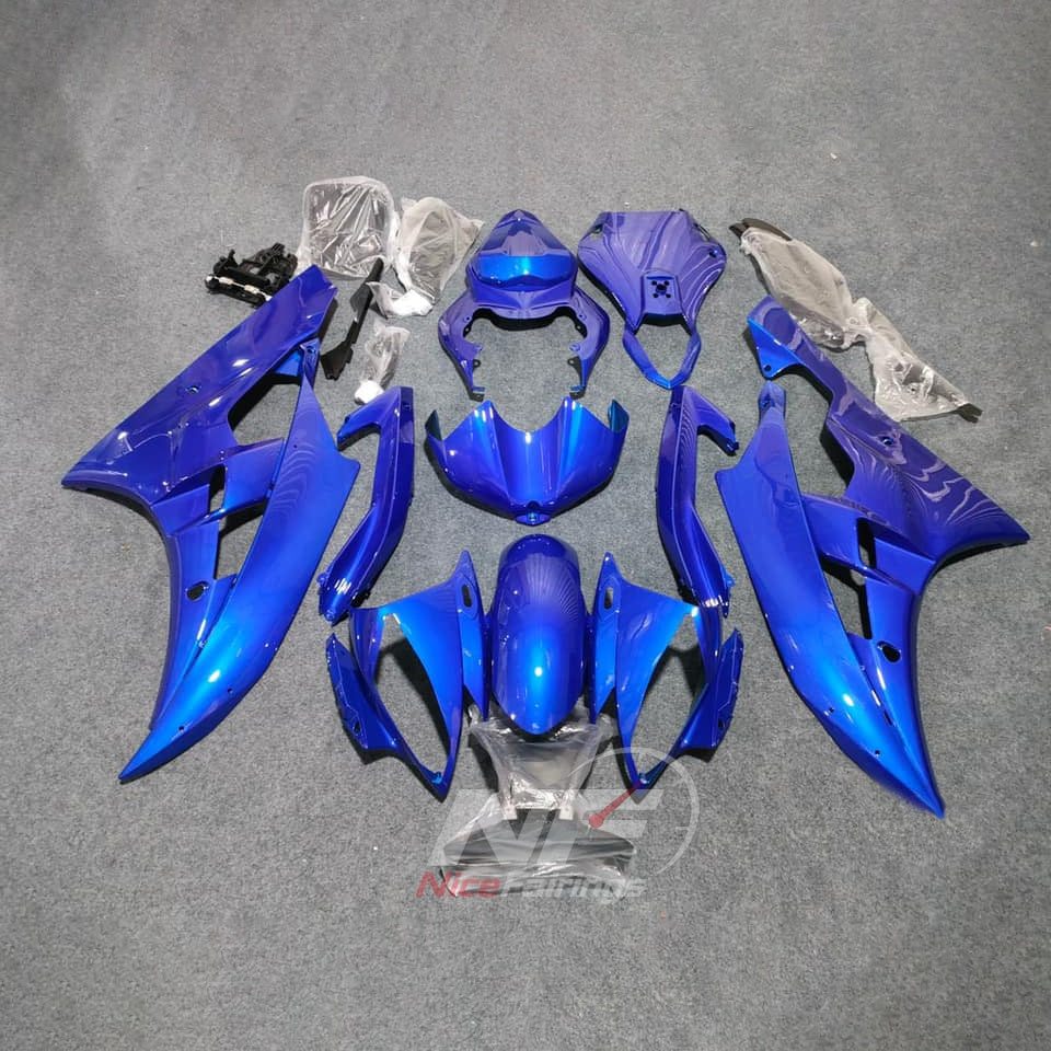 Aftermarket Blue ABS Fairing Panel Kit Fits YAMAHA YZF-R6 RJ11 2006-2007 | NiceFairings - main product image