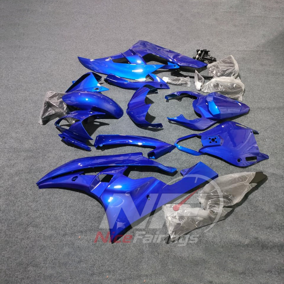 Aftermarket Blue ABS Fairing Panel Kit Fits YAMAHA YZF-R6 RJ11 2006-2007 | NiceFairings - front angle image