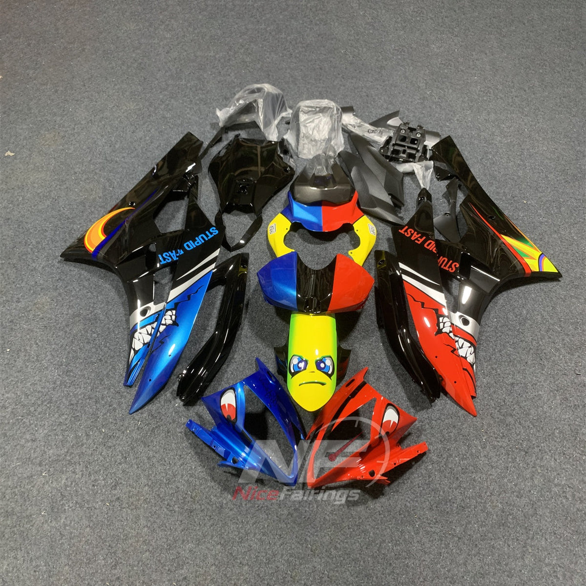 Aftermarket Cowling Panel Set Fits YAMAHA YZF-R6 RJ11 2006-2007 | NiceFairings - main product image