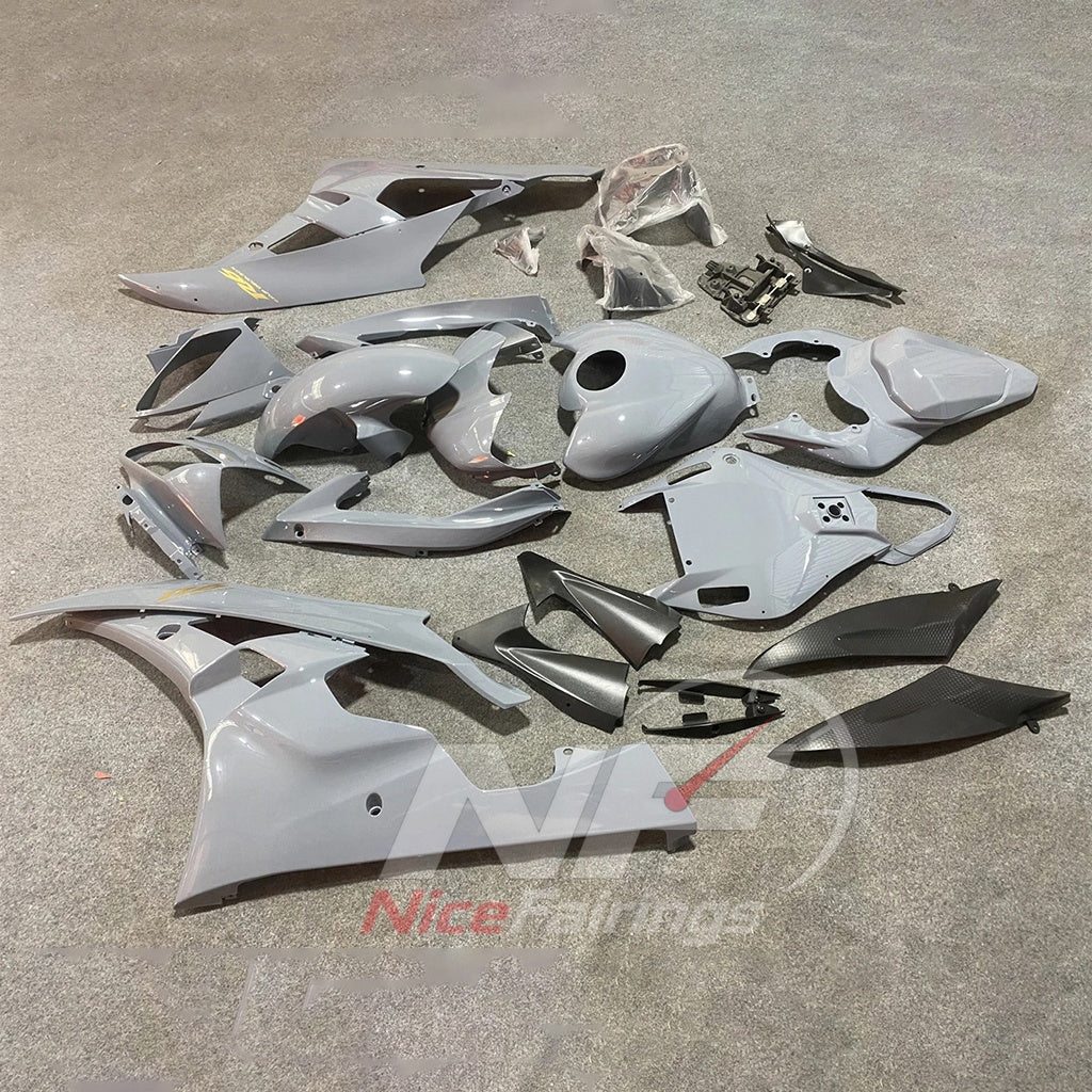 Painted White ABS Plastic Cowling Kit Fits 2006-2007 YAMAHA YZF-R6 RJ11 | NiceFairings - front angle image