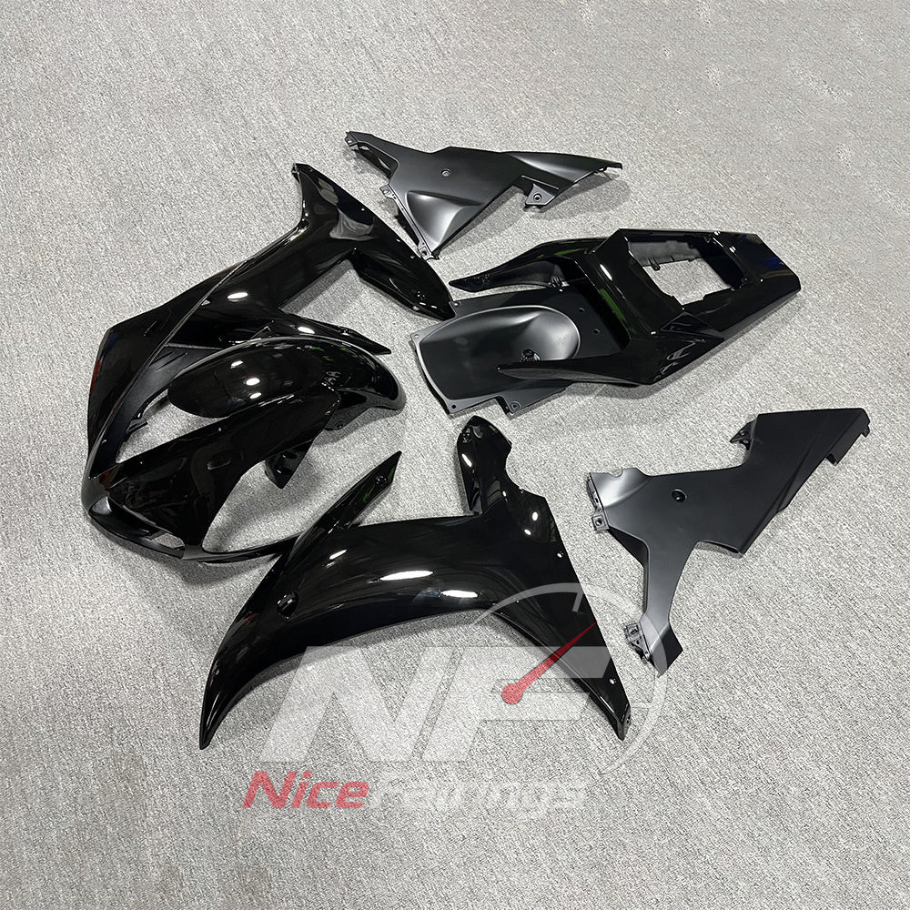 Full Replacement ABS Plastics Kit Fits YAMAHA YZF-R1 RN09 2002-2003 - Black | NiceFairings - front angle image