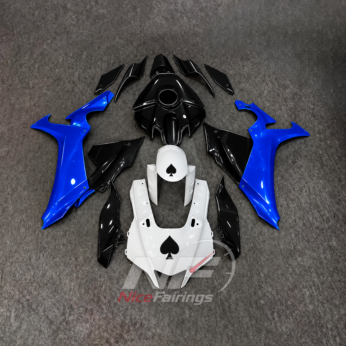 For Yamaha YZFR1 RN65 2020-2025 Blue White Black Fairings Kit | NiceFairings - main product image