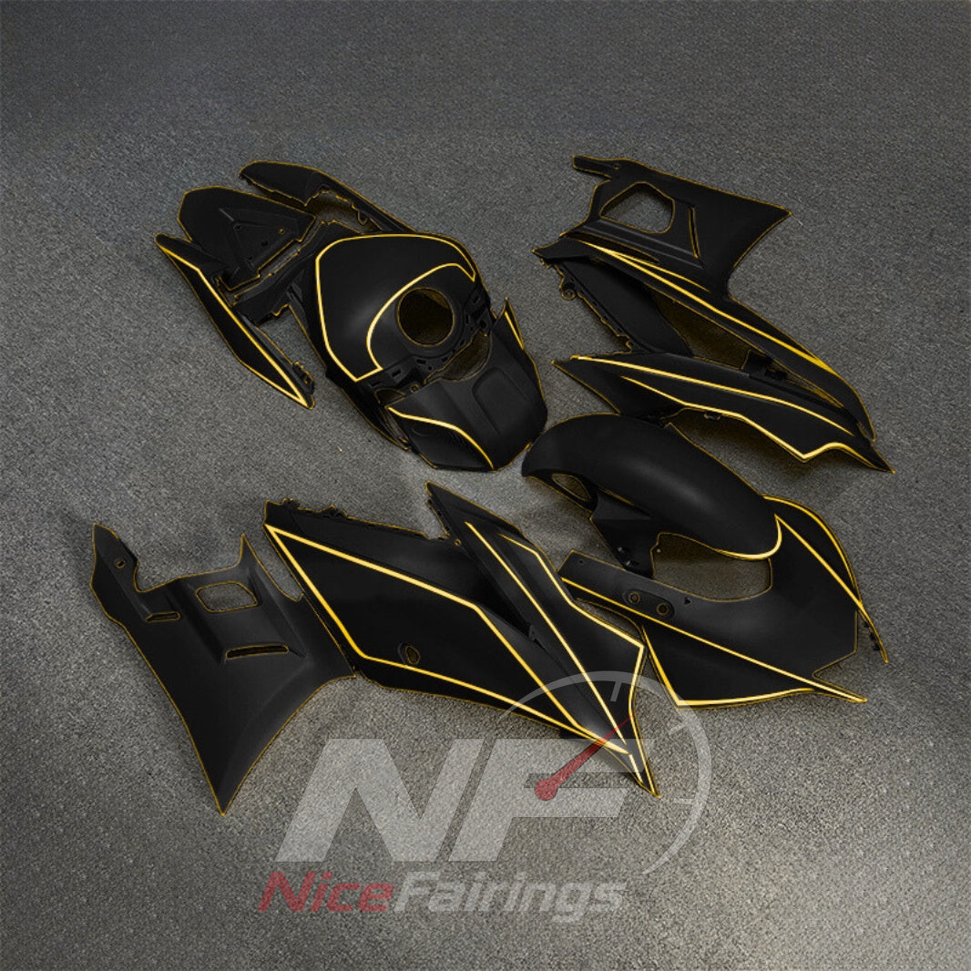 Custom-Painted Bodywork Kit Fits Yamaha YZF-R25 YZF-R3 2019-2024 | NiceFairings - side angle image