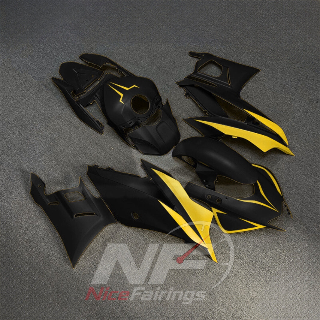 Aftermarket Replacement Fairing Panels Compatible with Yamaha YZF-R25 YZF-R3 2019-2024 | NiceFairings - side angle image