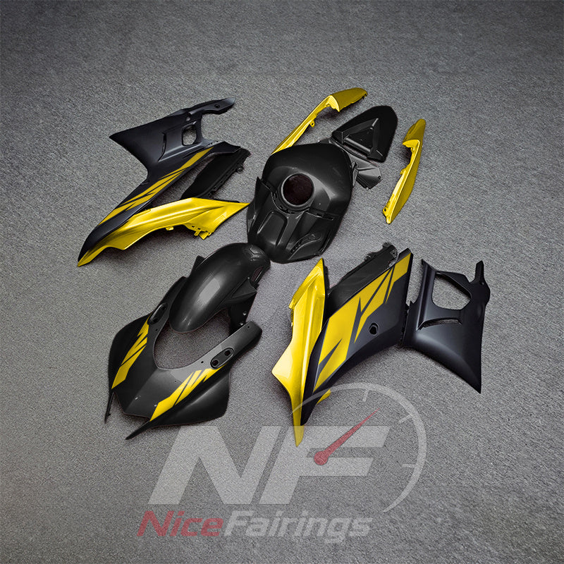 Custom-Painted Motorcycle Fairings Compatible with Yamaha YZF-R25 YZF-R3 2019-2024 | NiceFairings - front angle image