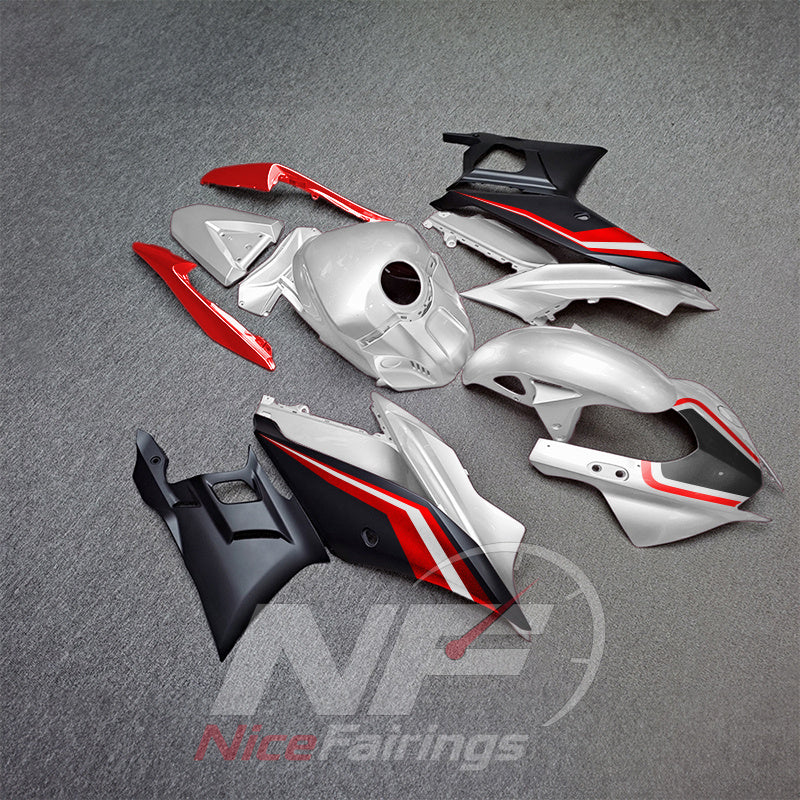 Replacement Motorcycle Fairing Set Fits Yamaha YZF-R25 YZF-R3 2019-2024 | NiceFairings - side angle image