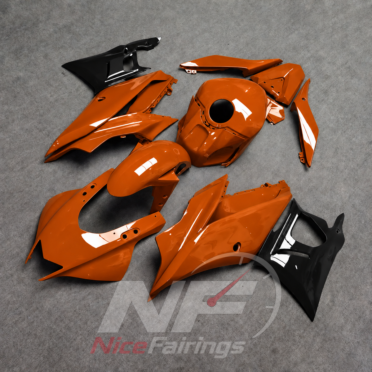 Custom-Painted Bodywork Kit Fits Yamaha YZF-R25 YZF-R3 2019-2024 | NiceFairings - front angle image
