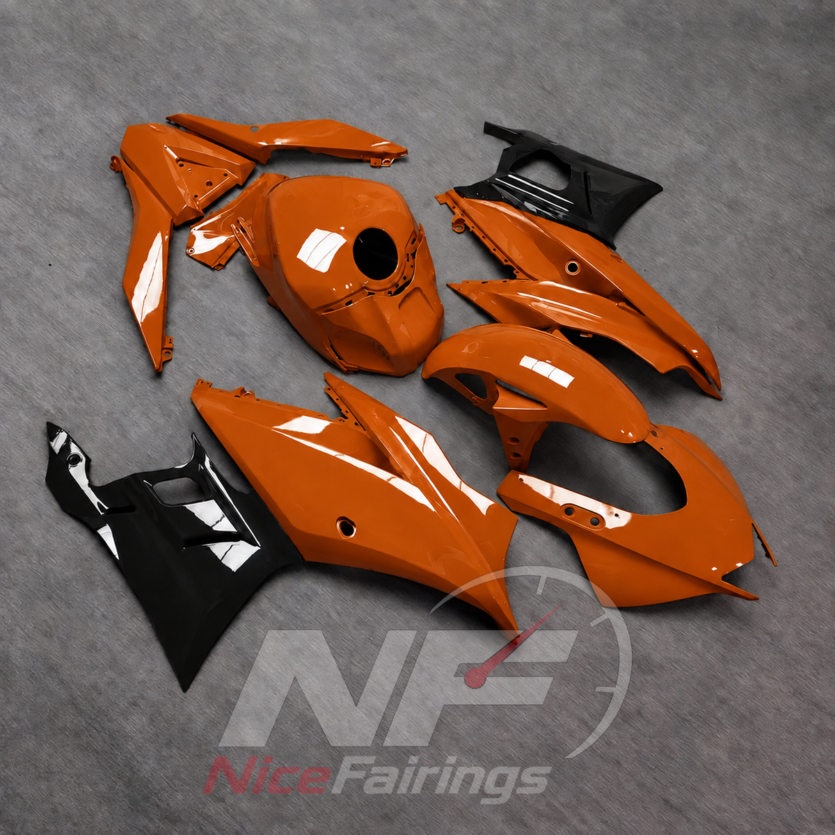 Custom-Painted Bodywork Kit Fits Yamaha YZF-R25 YZF-R3 2019-2024 | NiceFairings - side angle image