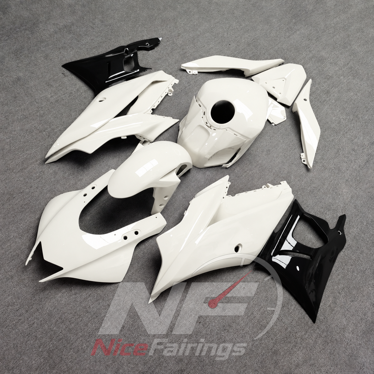 Replacement Sportbike Bodywork Set Fits Yamaha YZF-R25 YZF-R3 2019-2024 | NiceFairings - side angle image