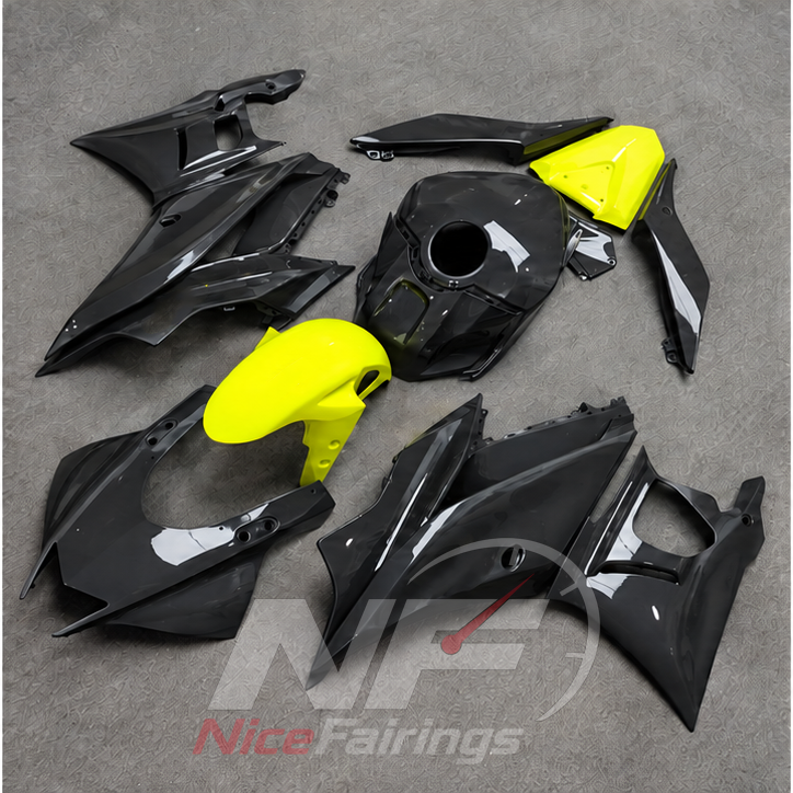 Custom-Painted Bodywork Kit Fits Yamaha YZF-R25 YZF-R3 2019-2024 | NiceFairings - side angle image