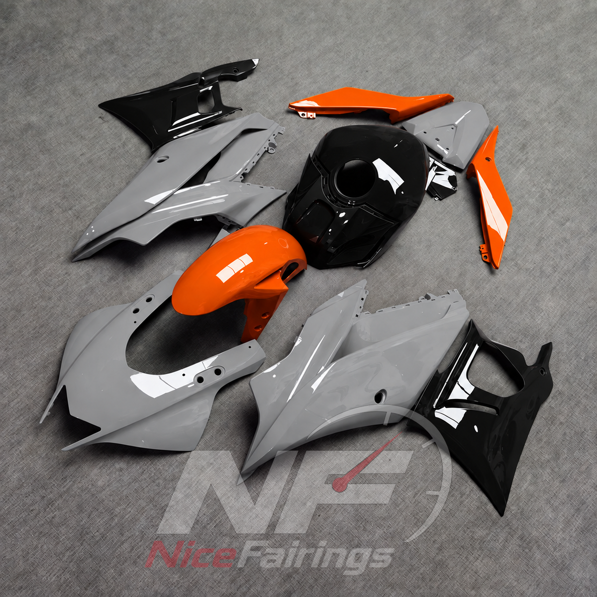 Replacement Sportbike Bodywork Set Fits Yamaha YZF-R25 YZF-R3 2019-2024 | NiceFairings - front angle image