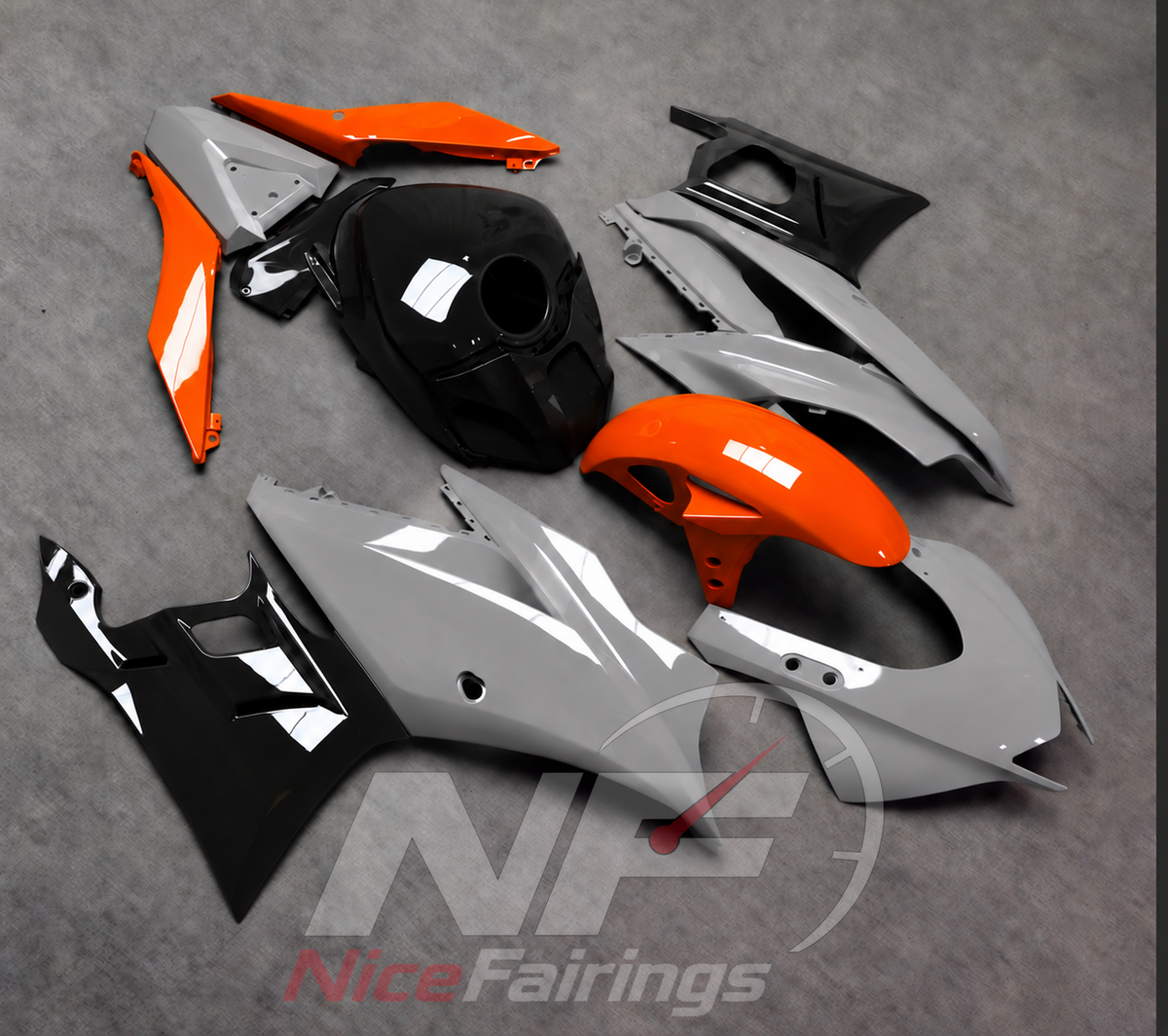 Replacement Sportbike Bodywork Set Fits Yamaha YZF-R25 YZF-R3 2019-2024 | NiceFairings - side angle image