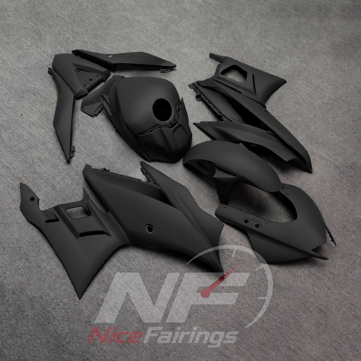 Aftermarket Sportbike Bodywork Set Fits Yamaha YZF-R25 YZF-R3 2019-2024 | NiceFairings - side angle image