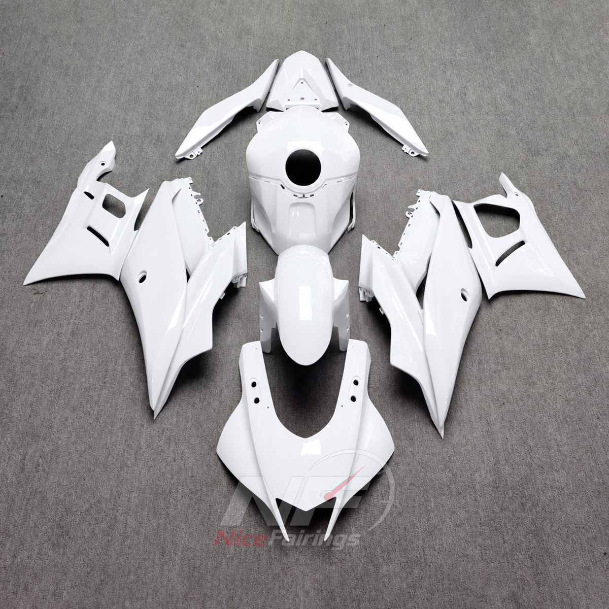 Replacement Motorcycle Fairing Set Fits Yamaha YZF-R25 YZF-R3 2019-2024 | NiceFairings - main product image