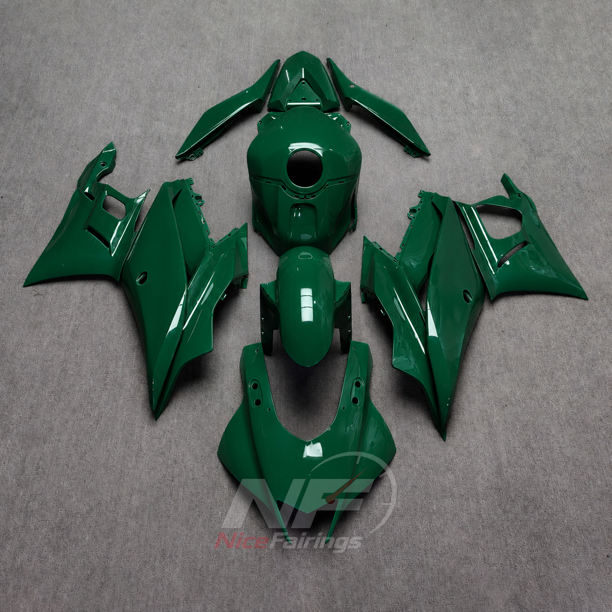 Aftermarket Motorcycle Fairing Kit Fits Yamaha YZF-R25 YZF-R3 2019-2024 | NiceFairings - main product image