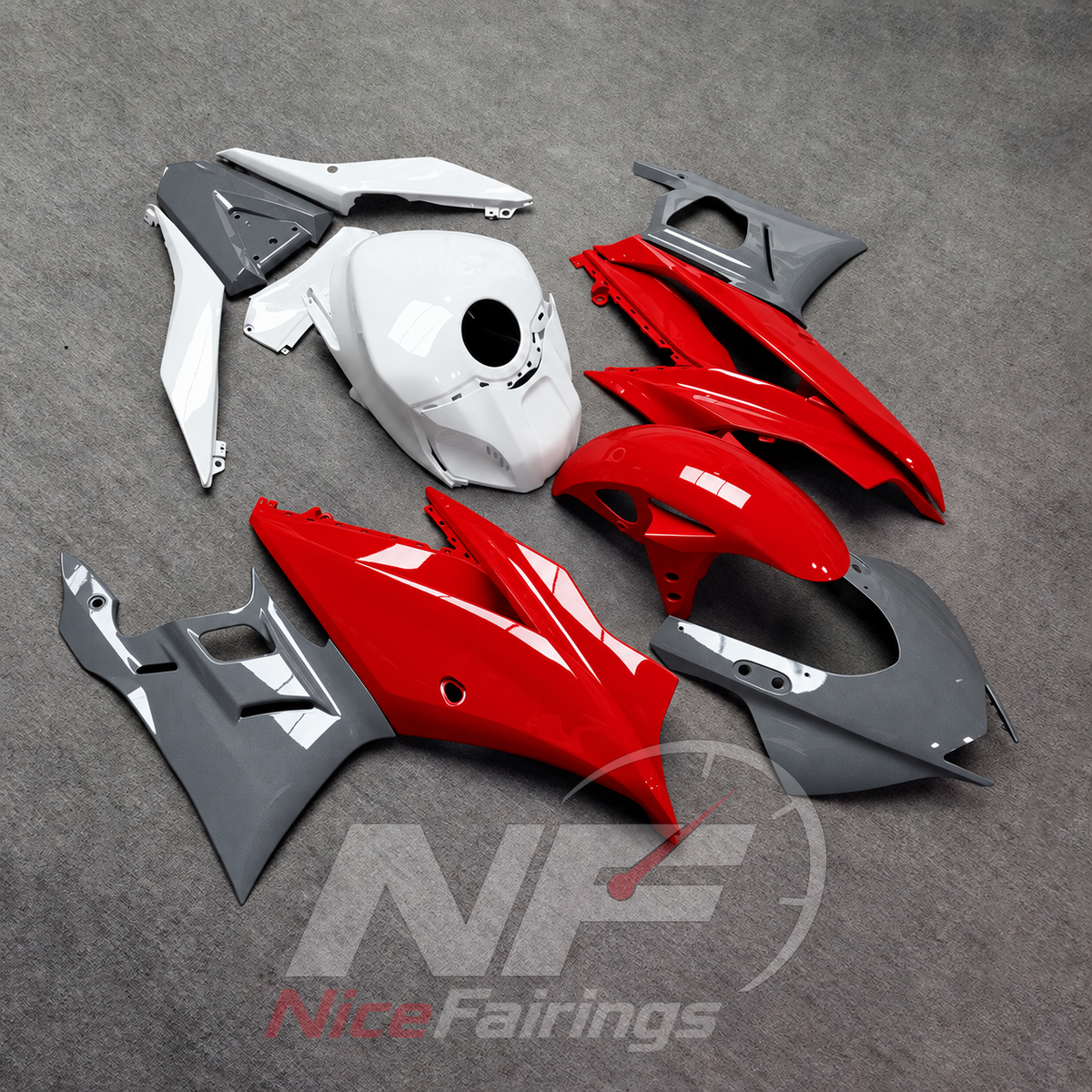 Aftermarket Replacement Fairing Panels Compatible with Yamaha YZF-R25 YZF-R3 2019-2024 | NiceFairings - side angle image