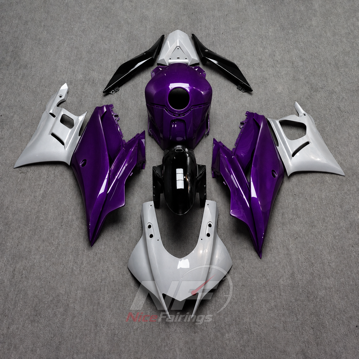 Custom-Painted Fairing Kit Fits Yamaha YZF-R25 YZF-R3 2019-2024 | NiceFairings - main product image