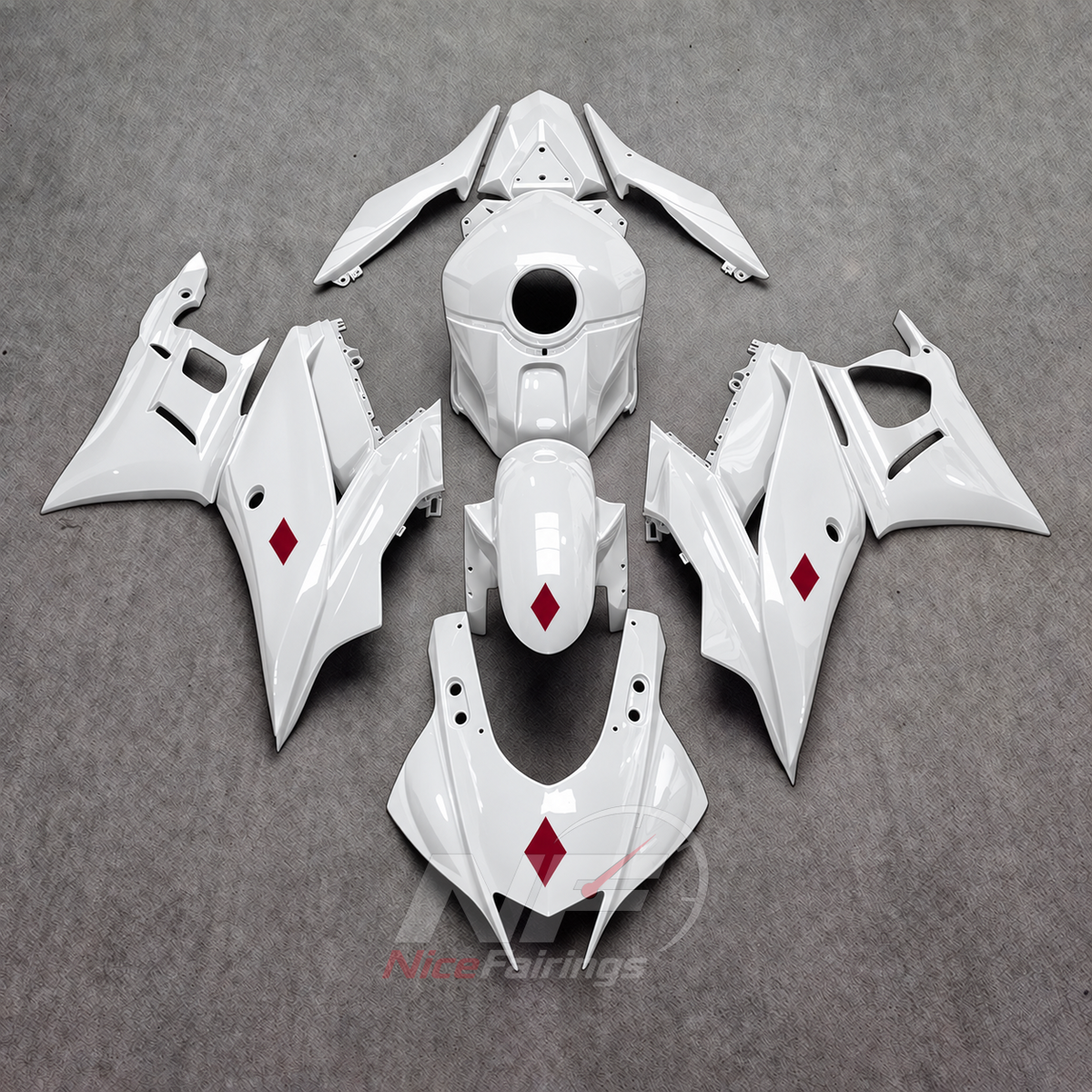 Replacement Motorcycle Fairing Set Fits Yamaha YZF-R25 YZF-R3 2019-2024 | NiceFairings - main product image