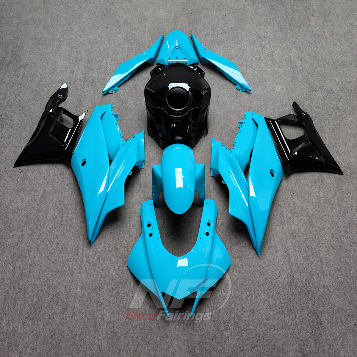 Aftermarket Motorcycle Fairing Kit Fits Yamaha YZF-R25 YZF-R3 2019-2024 | NiceFairings - main product image