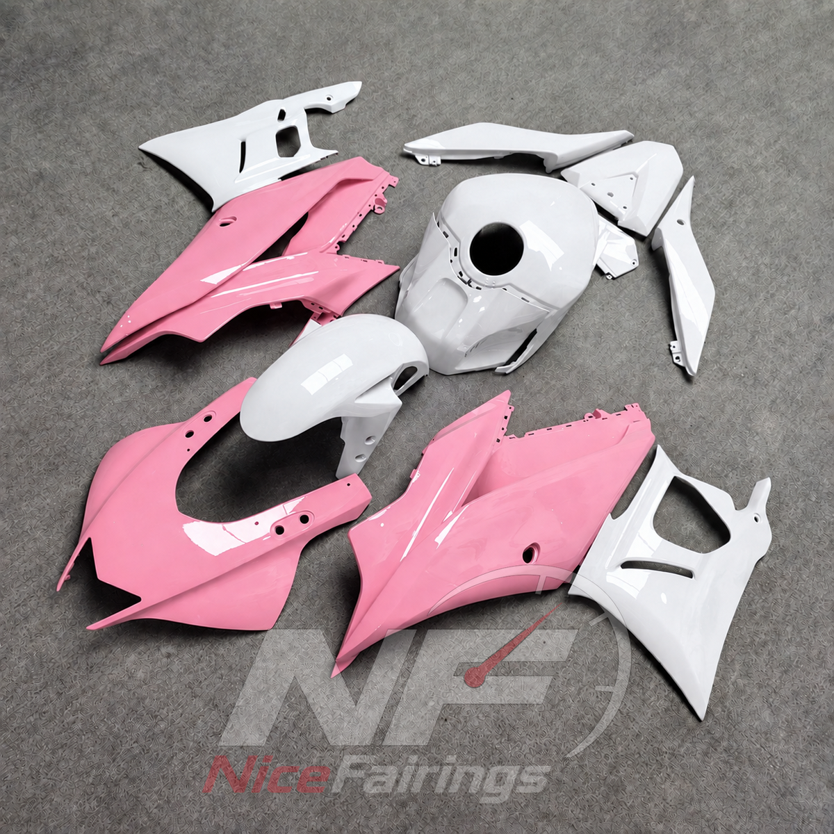 Replacement Sportbike Bodywork Set Fits Yamaha YZF-R25 YZF-R3 2019-2024 | NiceFairings - front angle image